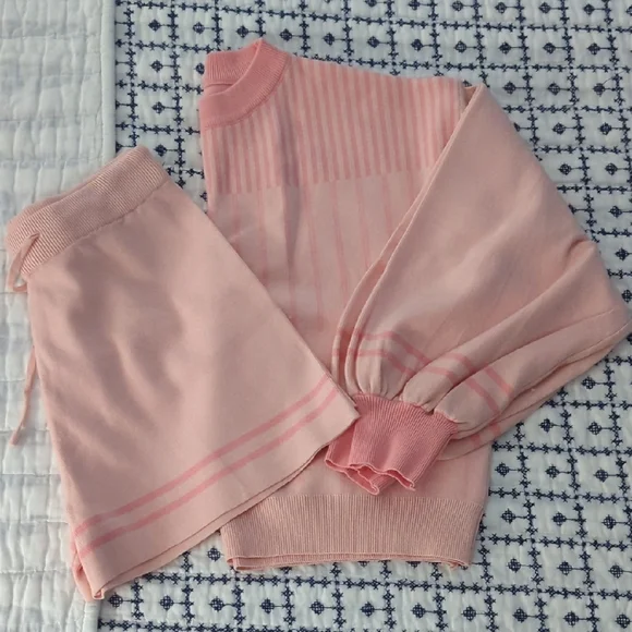 Blush Women's Sweater Pajama Set - Picture 4 of 4
